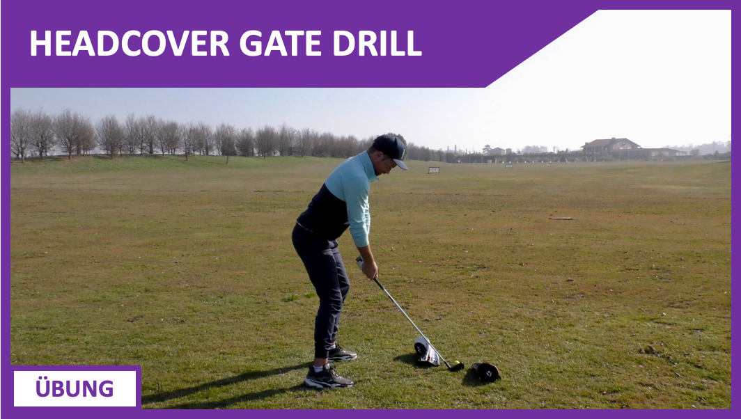 Headcover Gate Drill Florian Raggl Golftraining